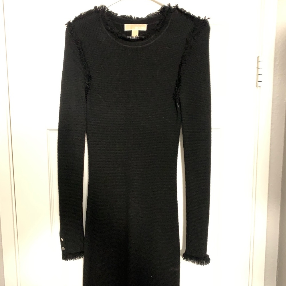 Michael Kors Black Long Sleeve Dress